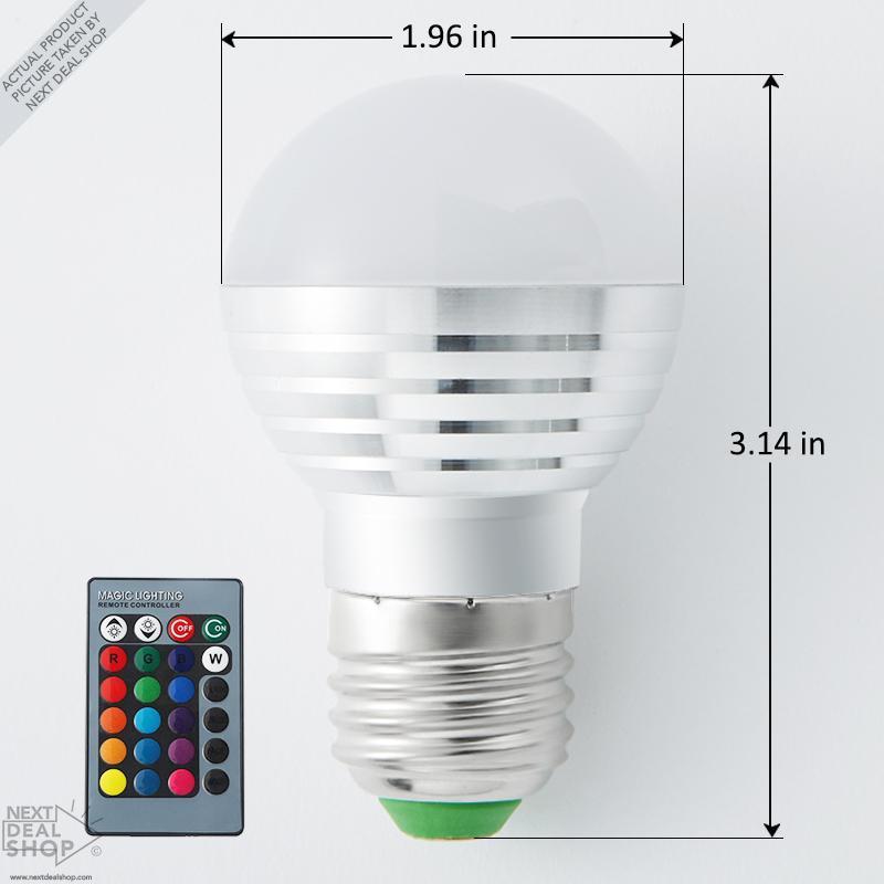 Lâmpada com Iluminação de Cores RGB - MagicGlow RGB Color-Changing