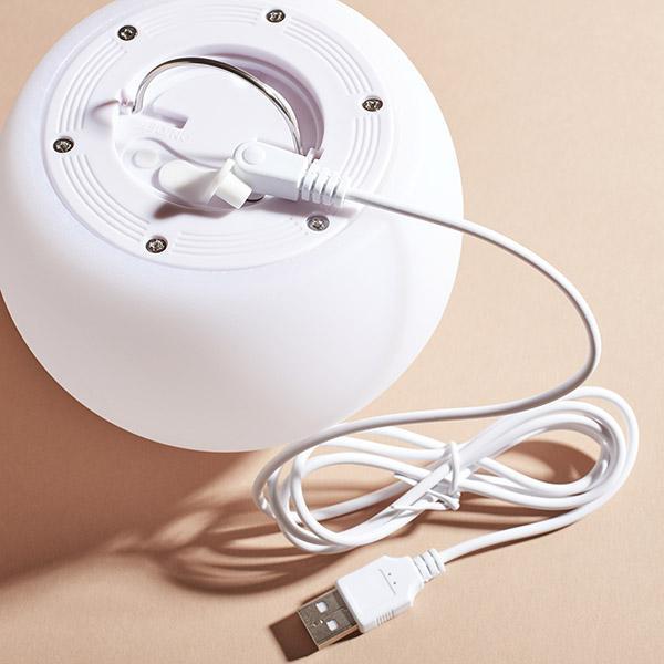 Luminária Portátil Esfera LED RGB Impermeável 12cm LuminaSphere