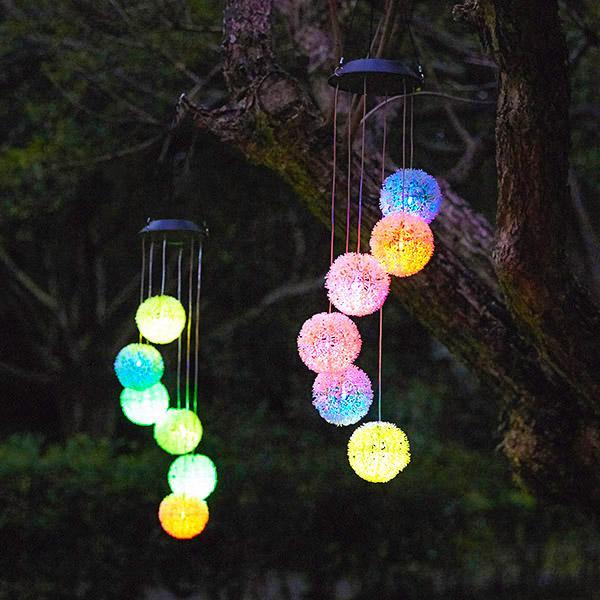 Luzes Dente-de-Leão à Energia Solar