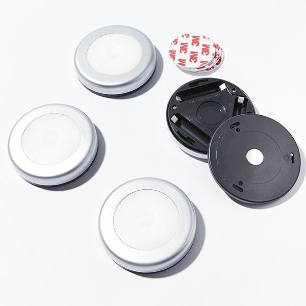 4 Peças de Luz Magnética de Armário com Sensor Esperto de LED