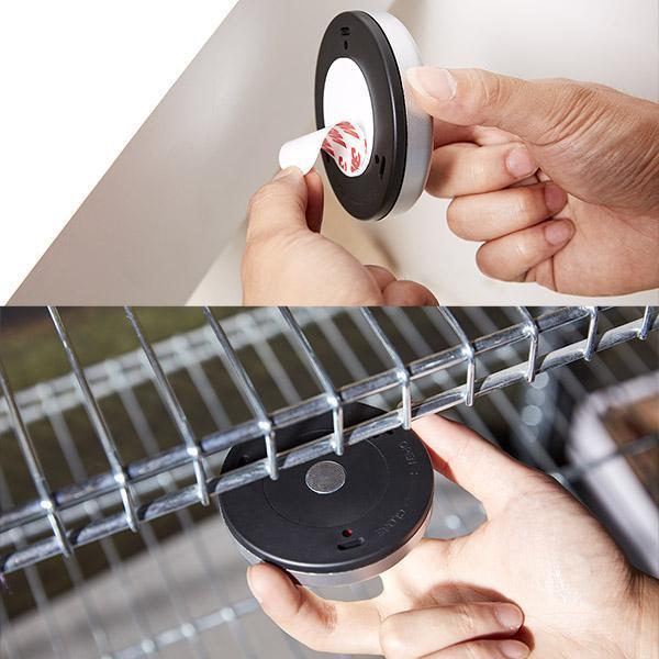 4 Peças de Luz Magnética de Armário com Sensor Esperto de LED