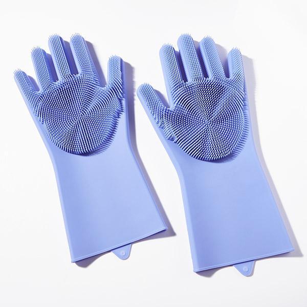 Luvas de Limpeza com Escovas de Silicone - GlovaScrub