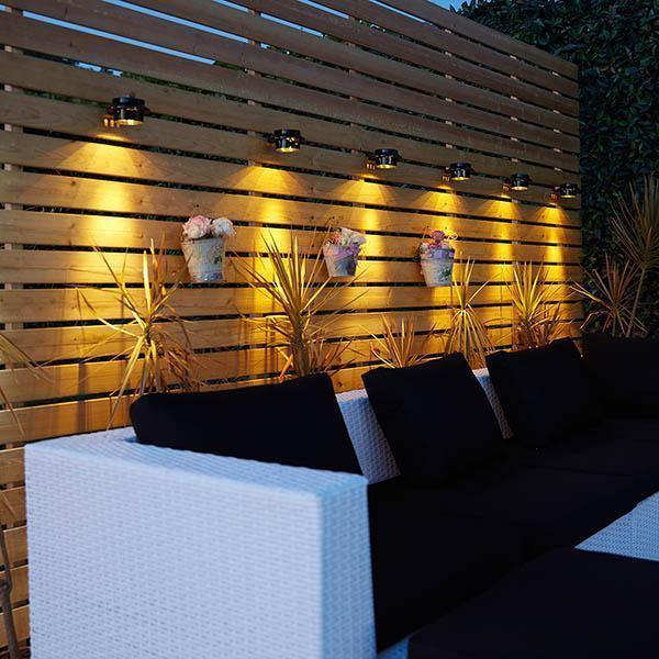 2 Peças de Luz de OVNI de Calhas com Energia Solar - Ovni-light