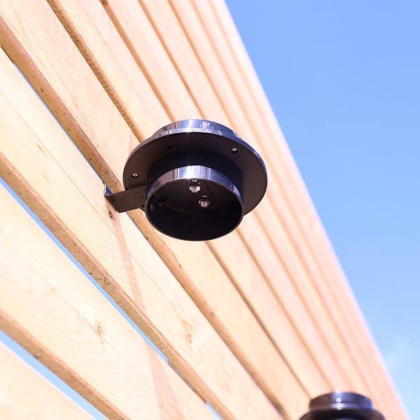 2 Peças de Luz de OVNI de Calhas com Energia Solar - Ovni-light