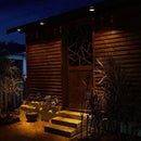 2 Peças de Luz de OVNI de Calhas com Energia Solar - Ovni-light