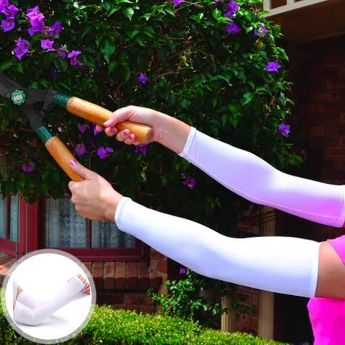 Par de Manguitos Unissex de Braço com proteção UV